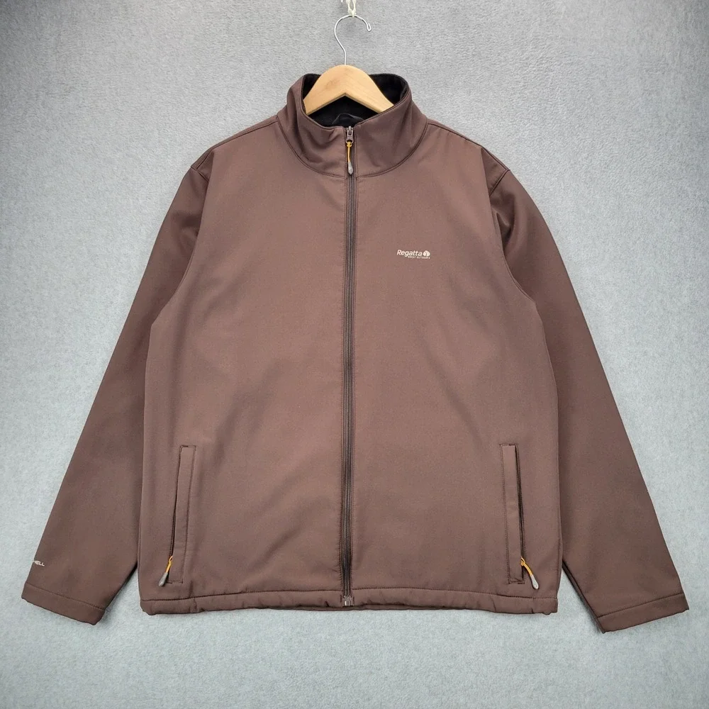 Regatta Softshell Jacket Mens XXL Brown‎ Water Repellent Wind Resistant Outdoor